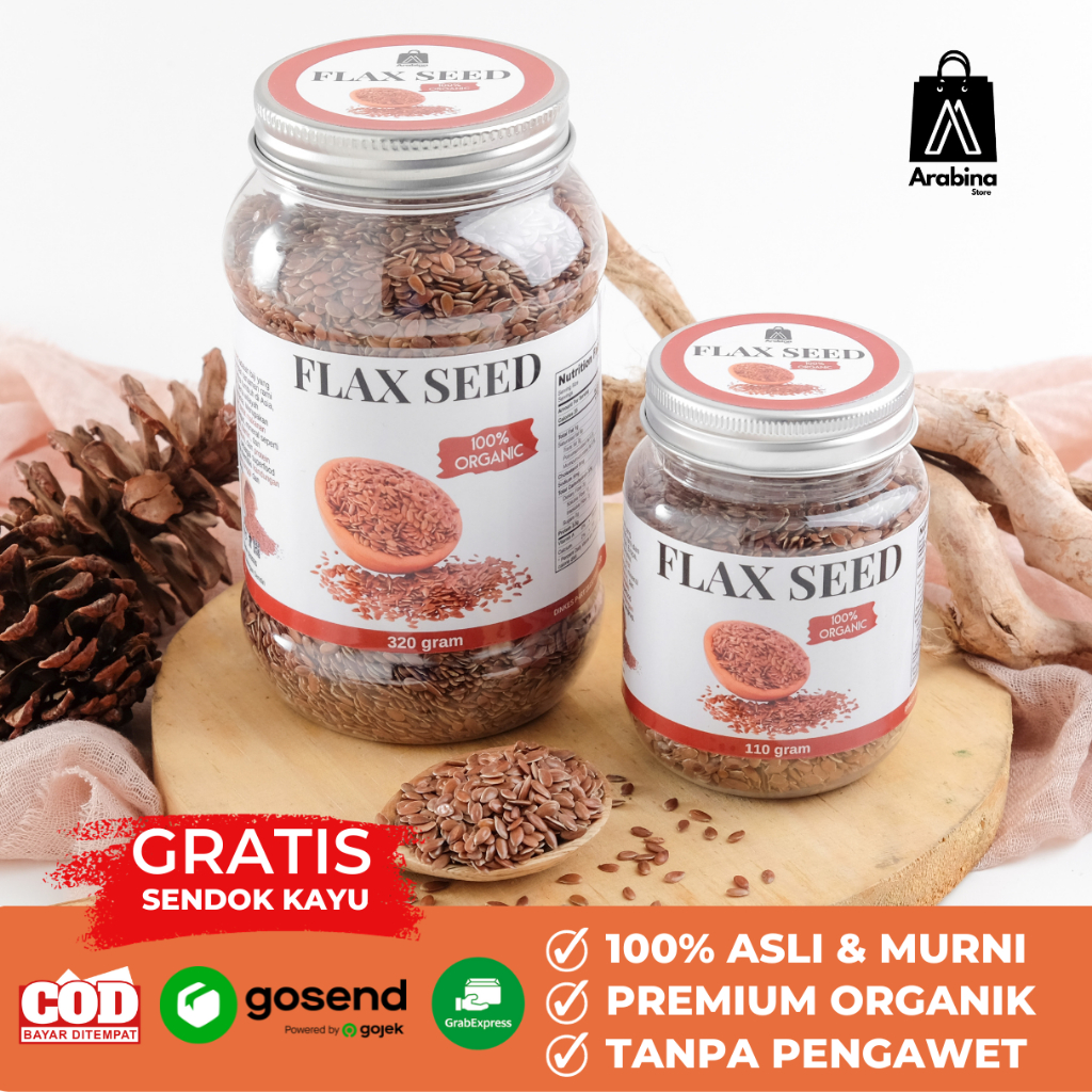 

Arabina Flax Seed Organik Biji Rami Original