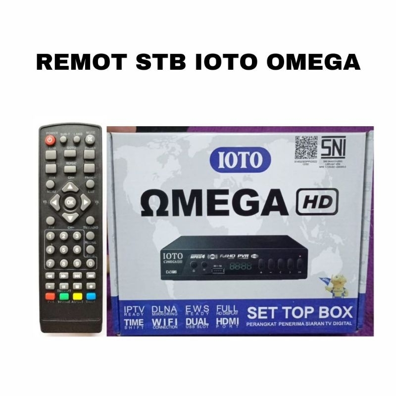 REMOT REMOTE SET TOP BOX IOTO OMEGA