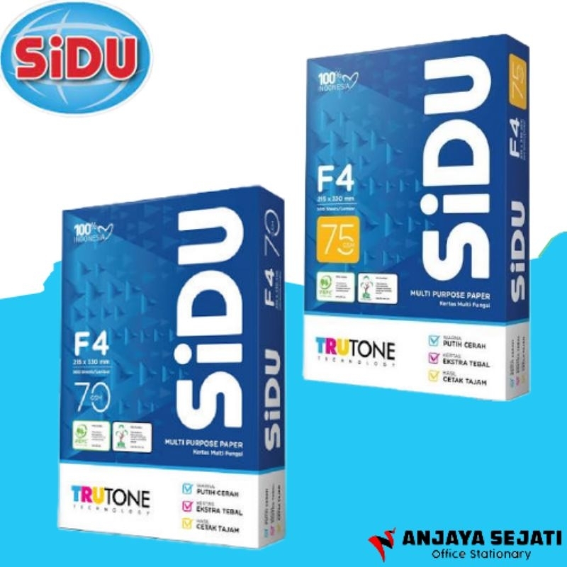 

Kertas HVS SIDU 70Gr/75Gr F4