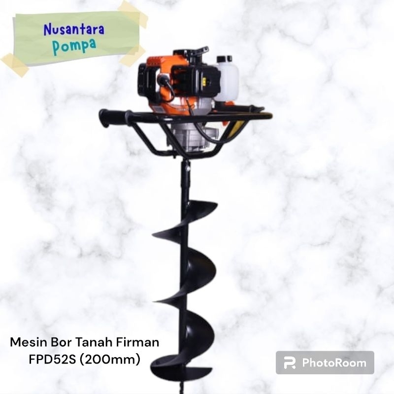 Mesin Bor Tanah Firman FPD52S + Mata Bor (200mm)
