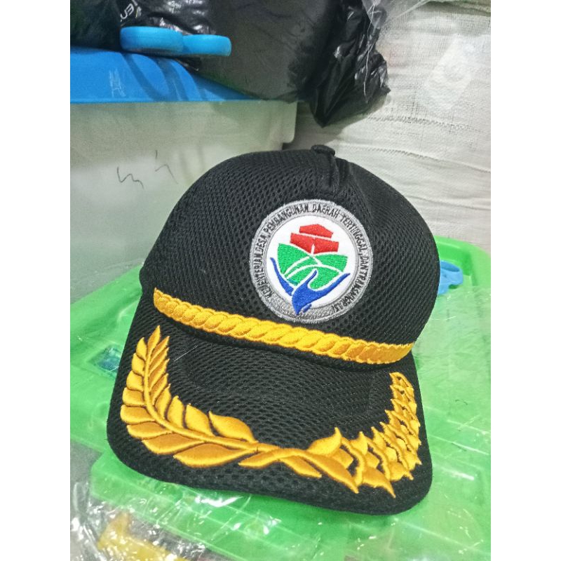 topi kementerian desa topi kemendes Topi jaring kementerian desa full bordir