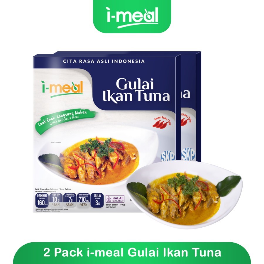 

I-Meal 2 pcs Gulai Ikan Tuna siap saji imeal makanan instan makanan siap saji makanan bernutrisi makanan sehat