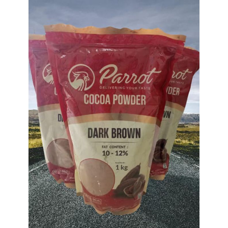 

Coklat bubuk Parrot Dark brown 100gr