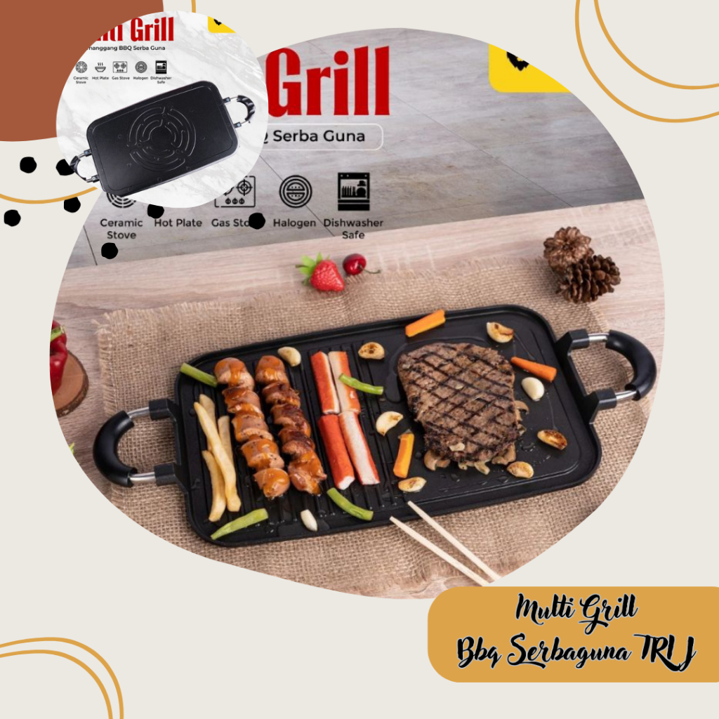 Multigrill Pan TRI J Panggangan bbq Sosis