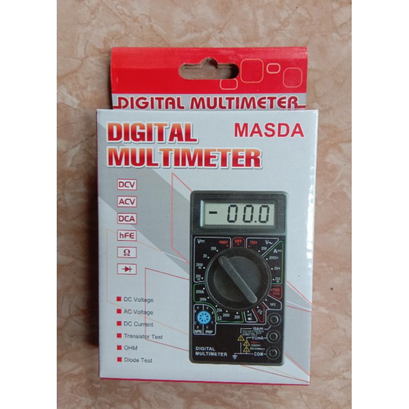 multimeter avometer digital DT830D
