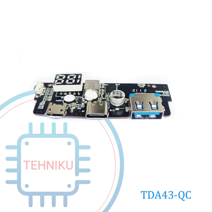 MODUL POWERBANK QC 3.0 TD43-QC V0.2 1 USB OUT