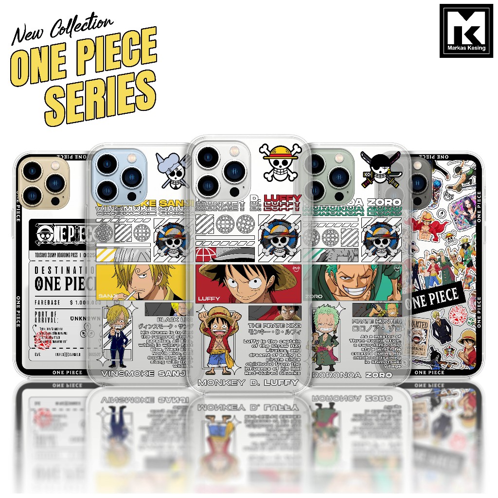 Case Infinix HOT 10 Play HOT 8 Smart 4 HOT 9 Play NOTE 30 GT 10 PRO - ( ONE PIECE ) - Softcase Trans