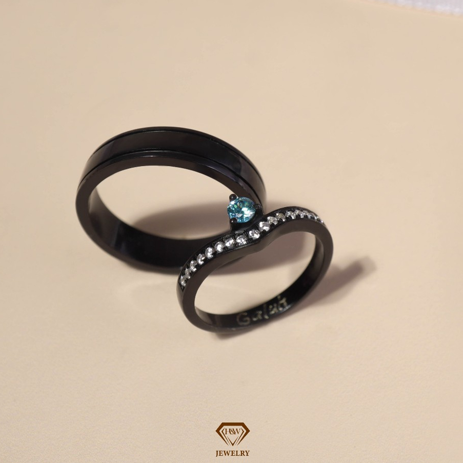 CINCIN NIKAH PLATINUM 5% BLACK RHODIUM