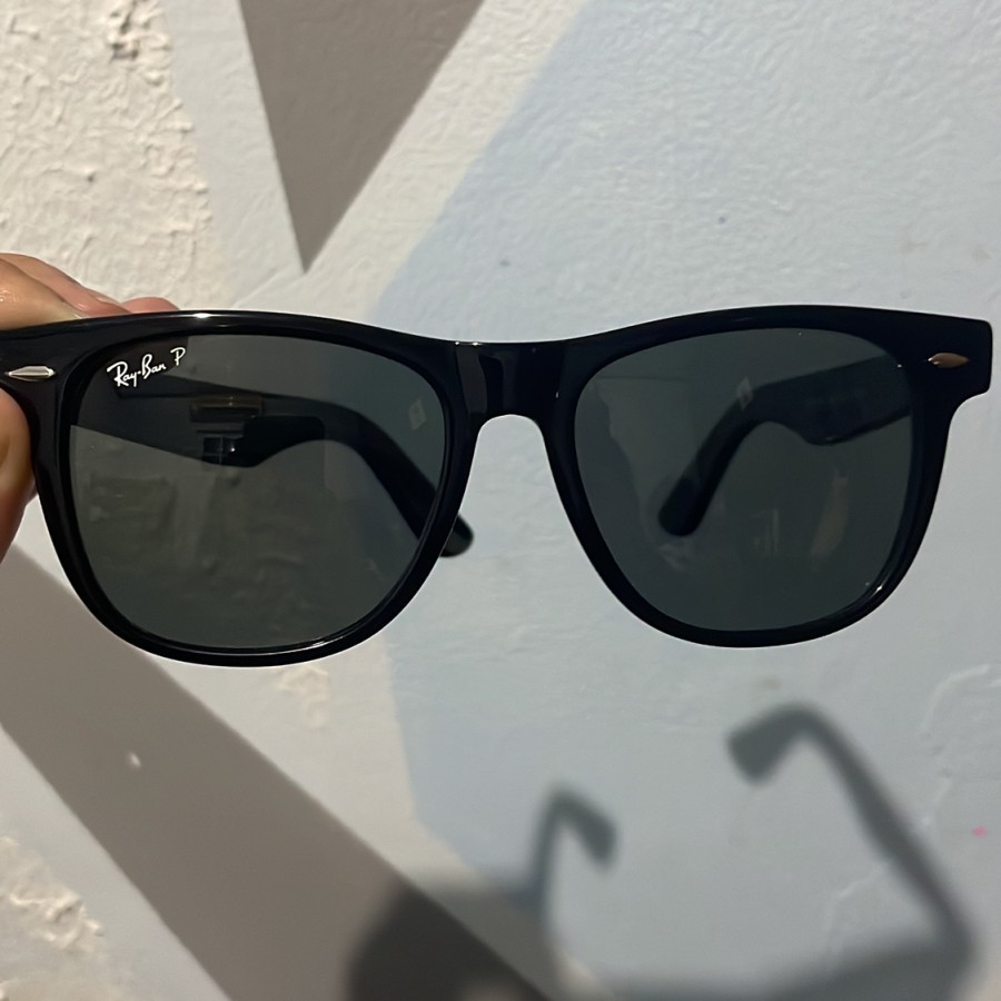 Rayban wayfarer 2140 hitam polarized - Size 54 secen