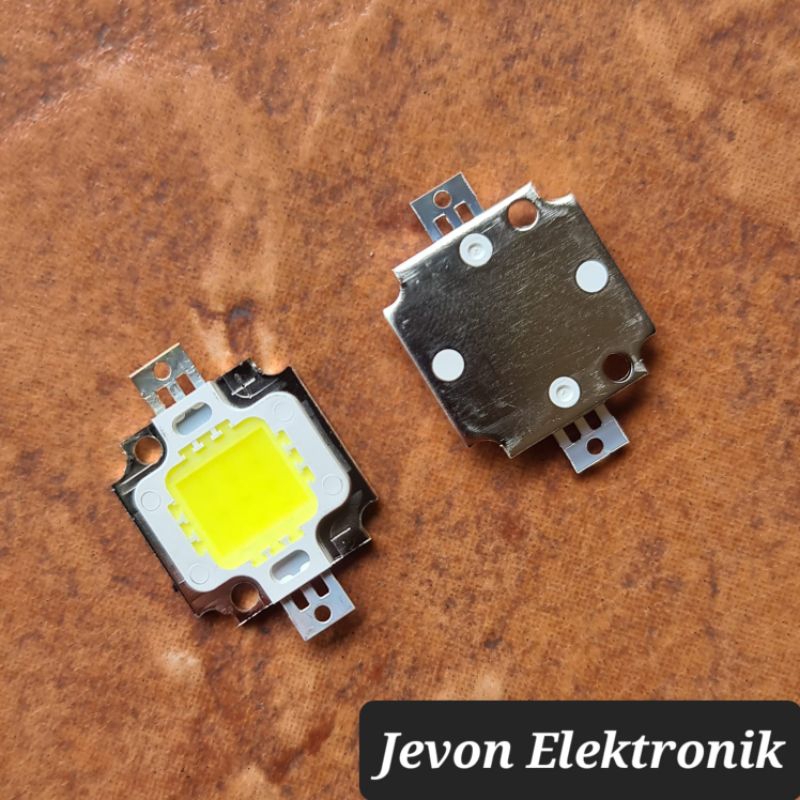 Lampu Led HPL 10 W Watt + Pendingin Warna Putih Hangat Warm White 10W High Quality