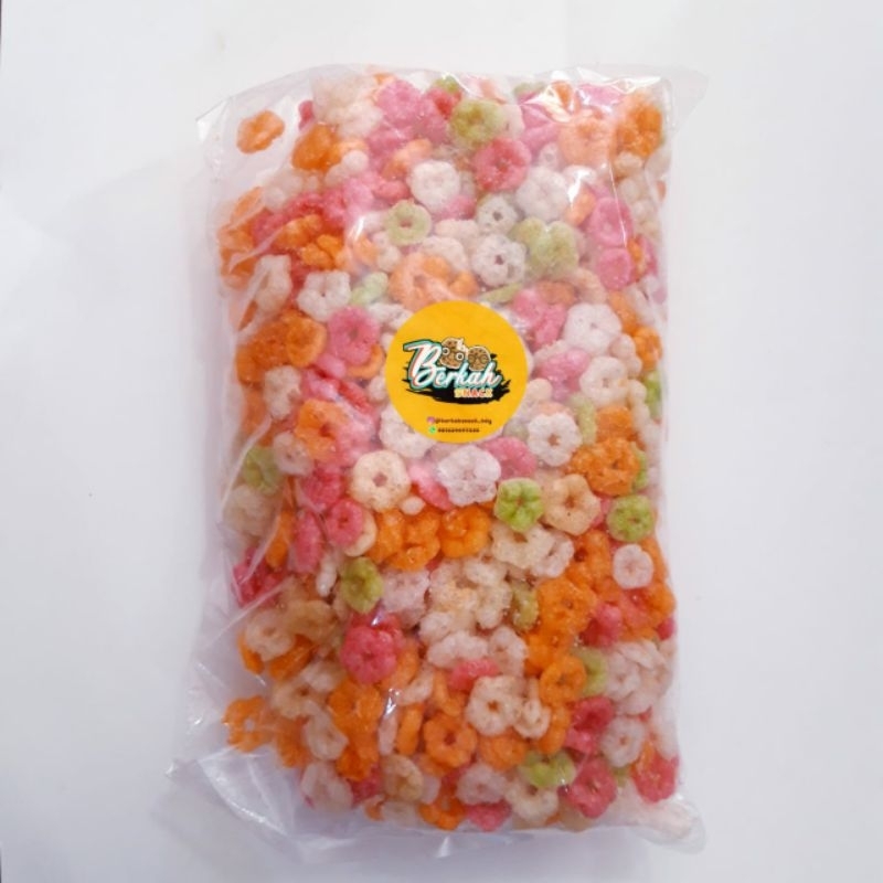 

Kerupuk Melati ( warna warni )