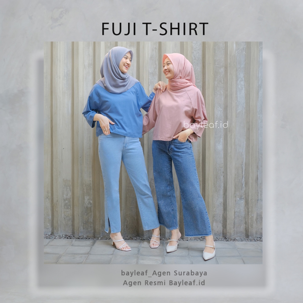 CROP TOP FUJI BLOUSE PREMIUM BY BAYLEAF.ID
