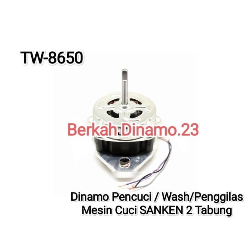 Dinamo Pencuci / Wash Mesin Cuci SANKEN TW-8650 / SANKEN TW 8650 Mesin Dinamo Wash / Penggilas Sanke