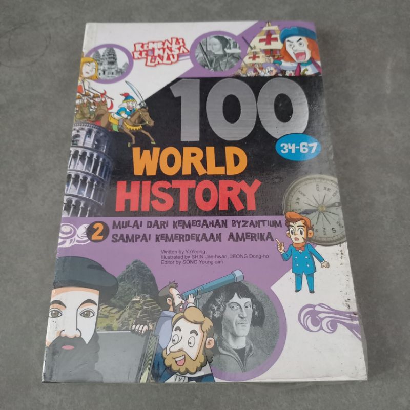 Komik Edukasi Sejarah Dunia 100 World History
