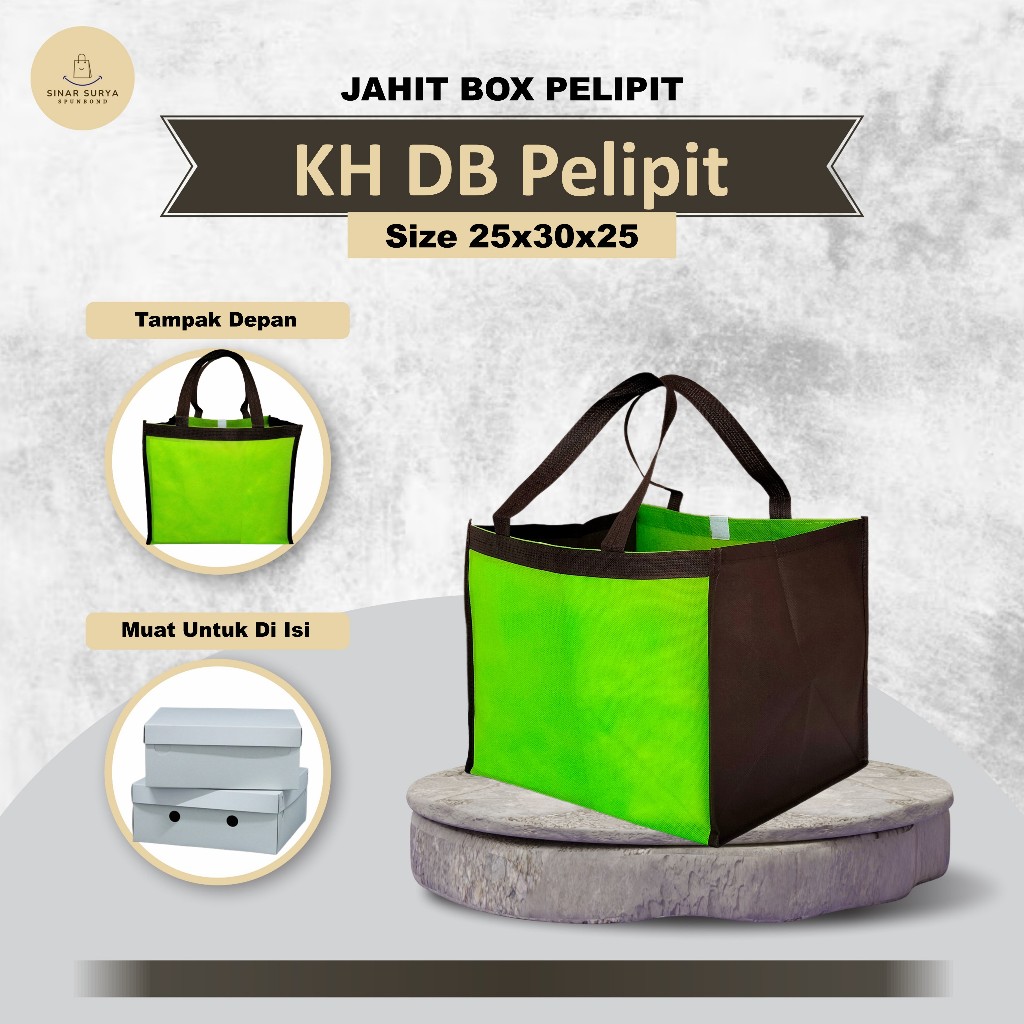 

Tas Box Nasi Tas Kain Hajatan Tas Nasi Box Uk 24x24 Bahan Spunbond Pelipit Uk.25X30X25