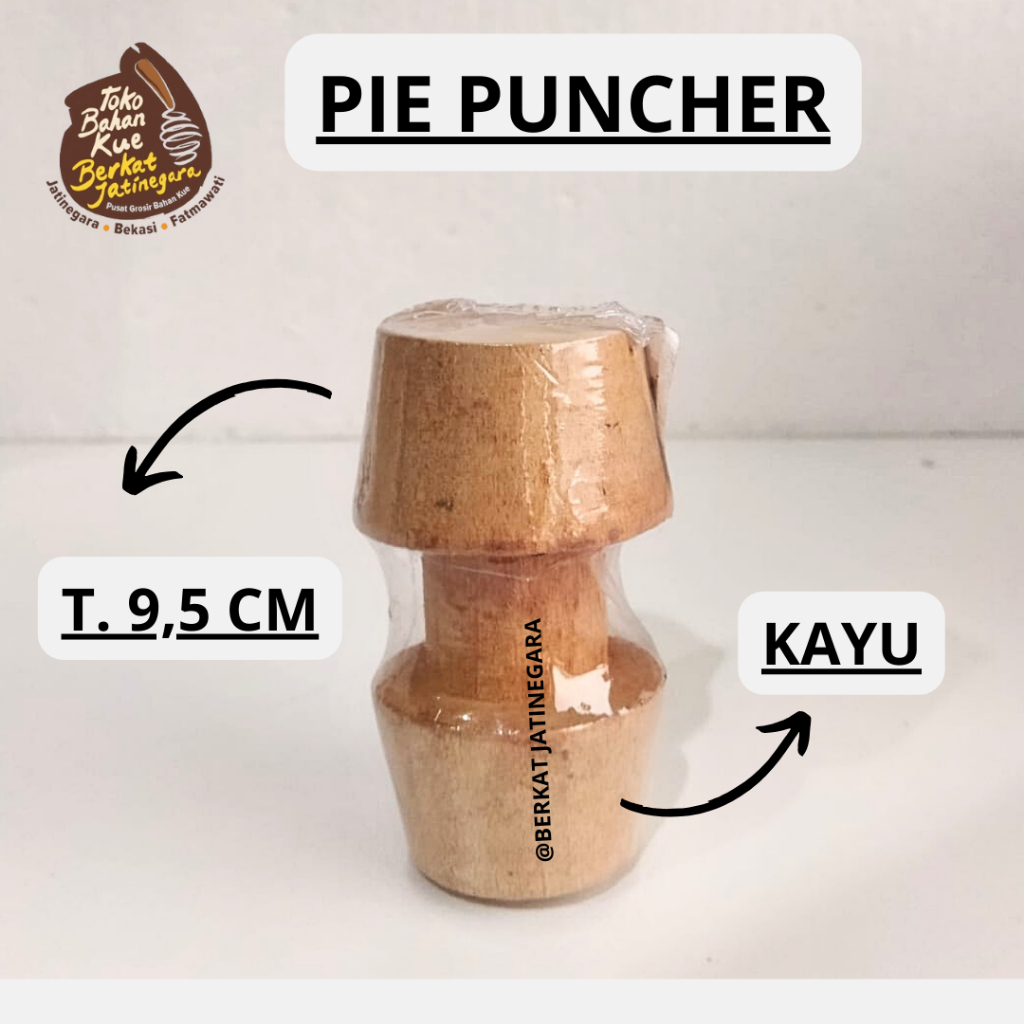 ALAT PENEKAN PUSH PUSHER TEKAN PIE APPLE / CETAKAN PIE SUSU KAYU MAKER / PIE PUNCHER