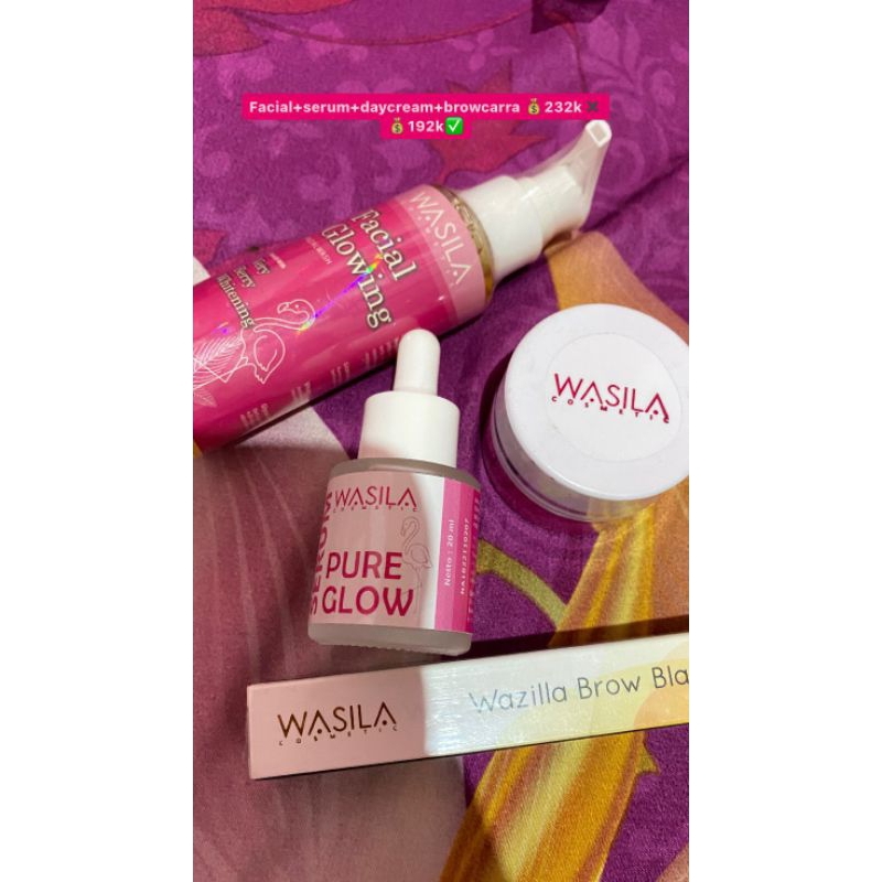 facial+serum+day cream+browcarra wasila