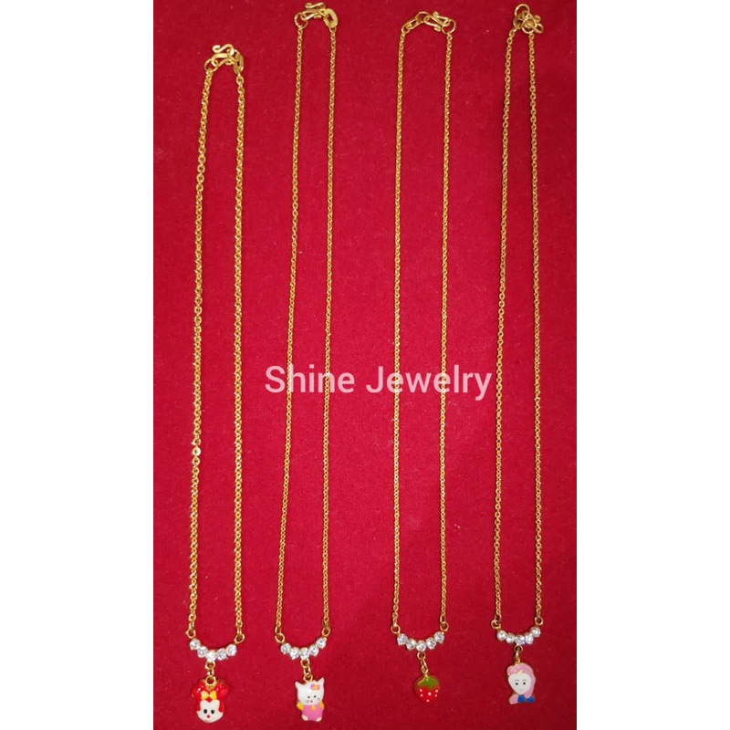 kalung anak karakter 2 gram emas muda