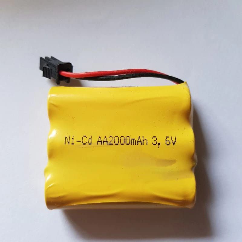 BATERAI MOBIL REMOT RC AA2000MAH 3,6V NICD/BATRE RC 3,6V 2000MAH