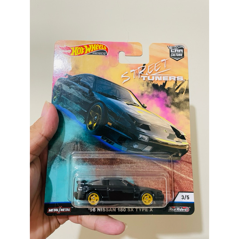 hotwheels premium nissan 180sx type x street tuners