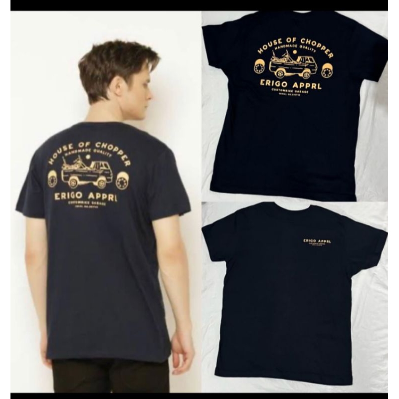 T-SHIRT ERIGO ORIGINAL KAOS ERIGO ORIGINAL HITAM/BLACK