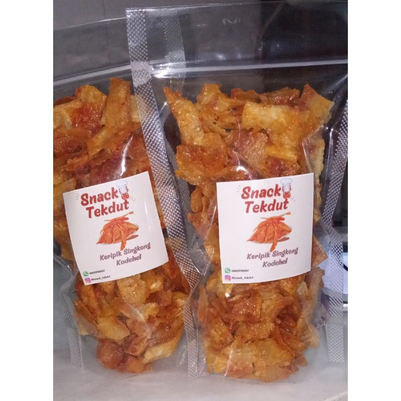 

Keripik Singkong Pedas Manis (100 gram)/Kodehel /Cabai Asli