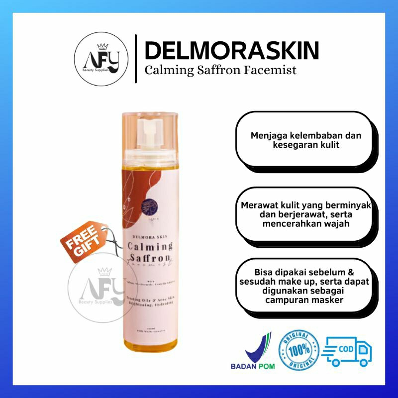 DELMORASKIN FACEMIST CALMING SAFFRON
