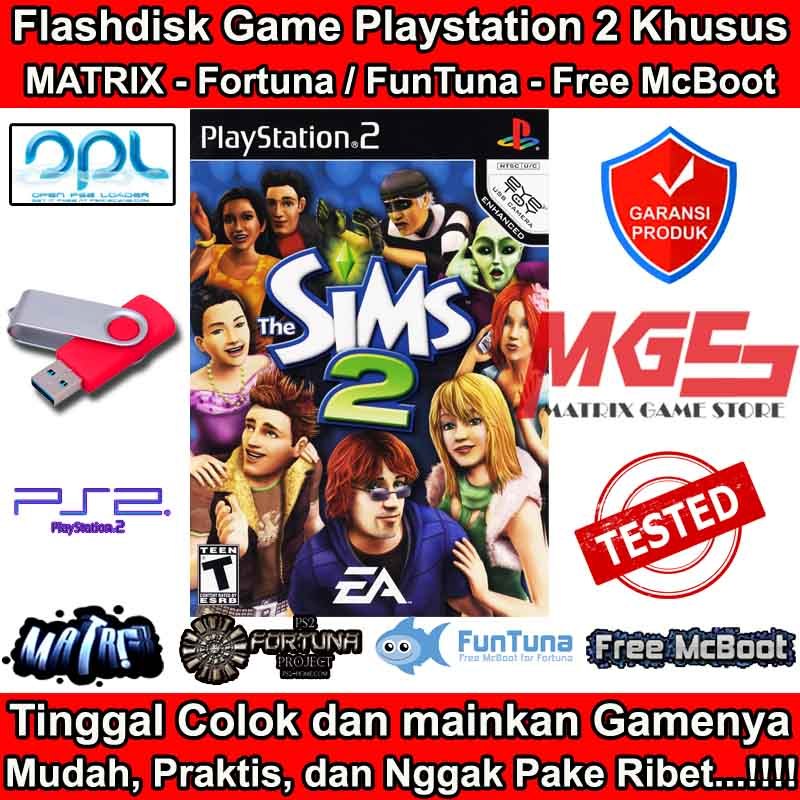 Flashdisk Game PS2 PS 2 The Sims 2