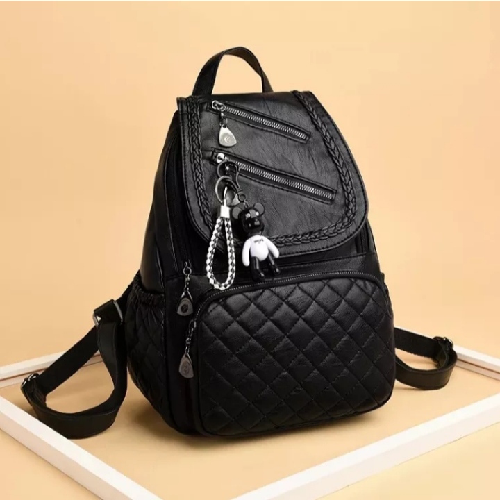 Tas Ransel Wanita Bordir / Tas Wanita Kekinian / Tas Kepang