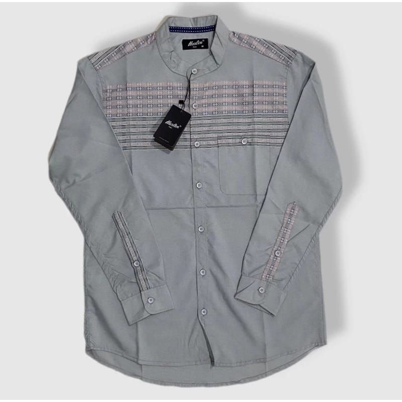 KEMKO/kemeja koko N one/Harlen banyak motif lengan panjang pria