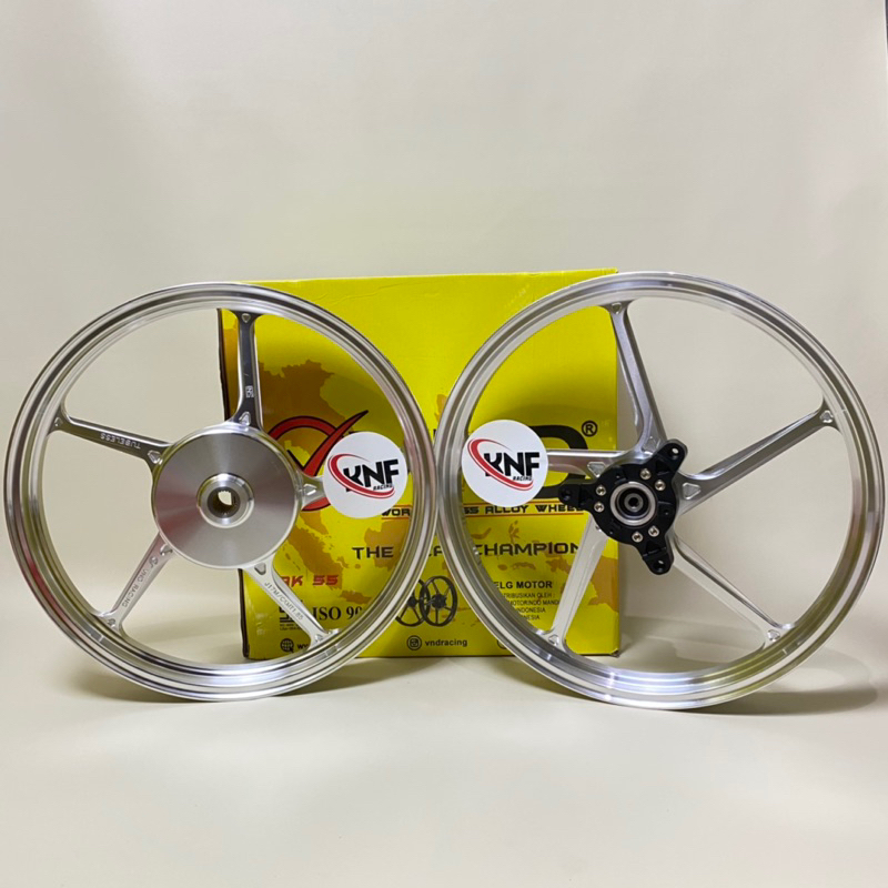 VND Velg AK 55 F : 1.6x17 & R : 1.85x17 Aerox 155 Old/ New Aerox 155 VELG RACING VND AK55 AEROX 155 