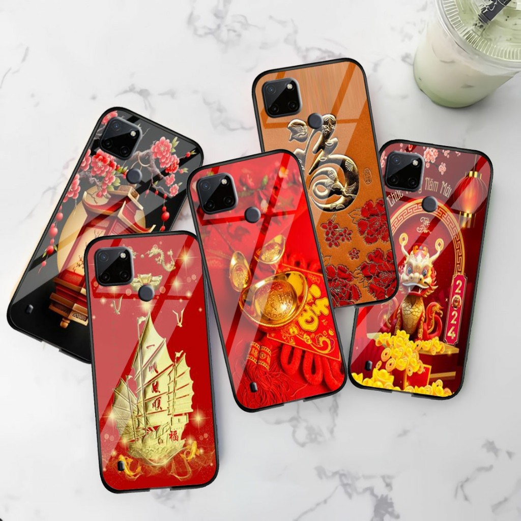 Case Kaca Imlek REALME11 5G/11 PRO 5G/11 PRO PLUS 5G - KesingHp REALME 115G/11 PRO 5G /11PRO PLUS 5G