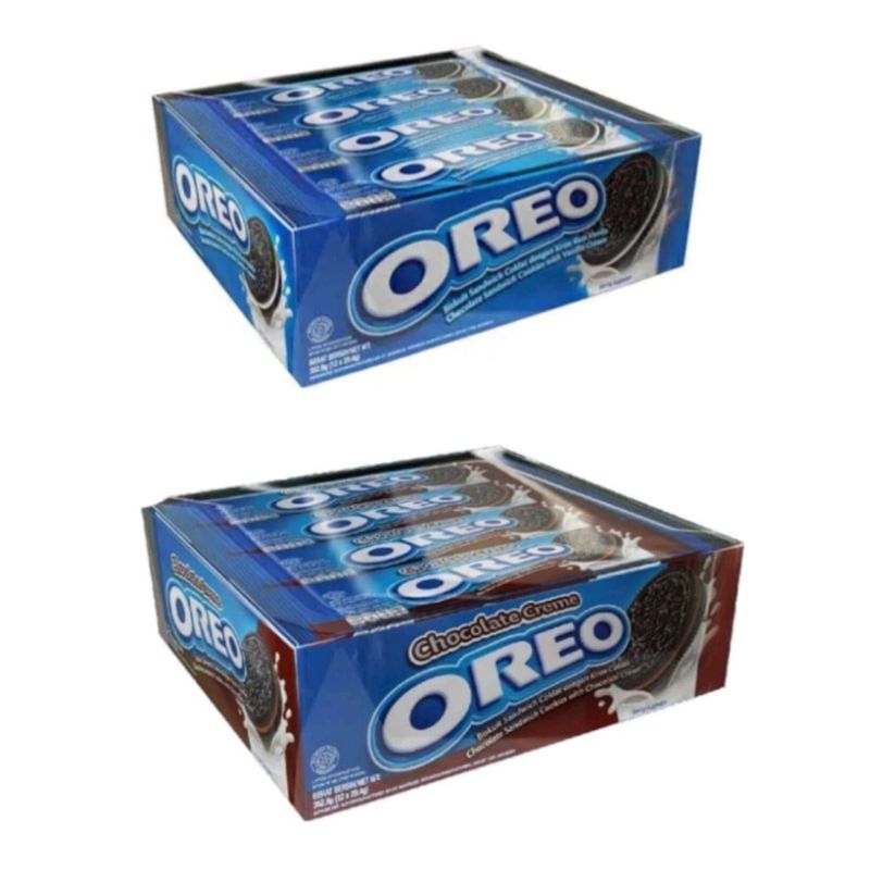 

Biskuit Oreo Box Vanila Original isi 12 pcs