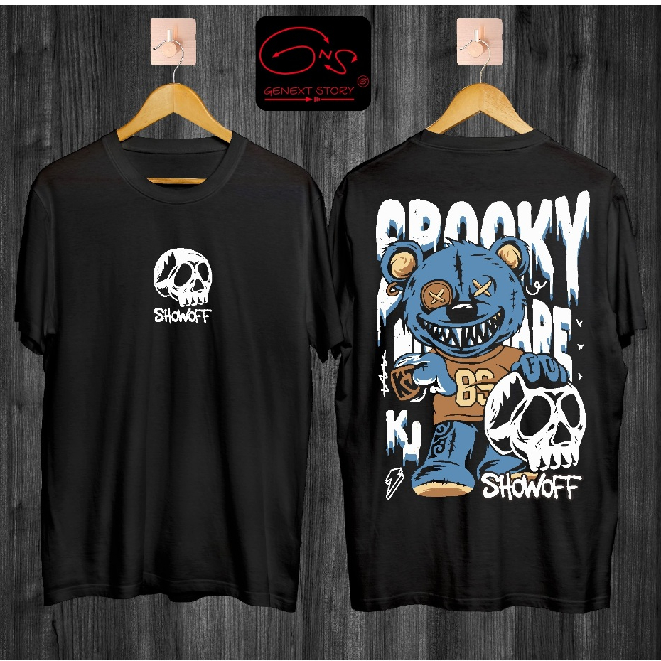 KAOS PRIA/KAOS PANDA REBOUN KAOS UNISEX MOTIF/KAOS TEDDY BEAR/KAOS BERUANG/KAOS LENGAN PENDEK/KAOS O