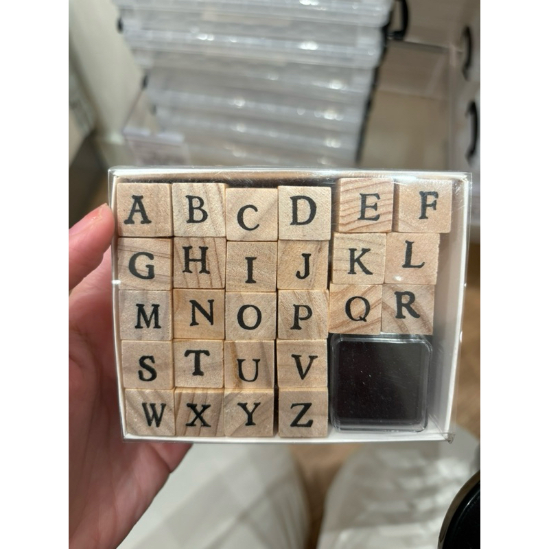 

JASTIP FLYING TIGER - Alphabet Stamp Wood