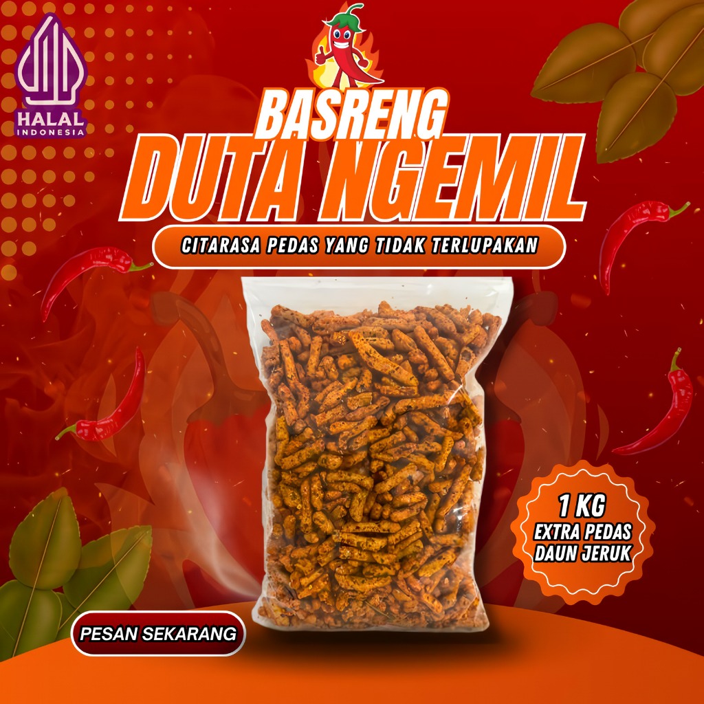 

1 KG BASRENG EXTRA PEDAS DAUN JERUK | BAKSO GORENG DUTANGEMIL