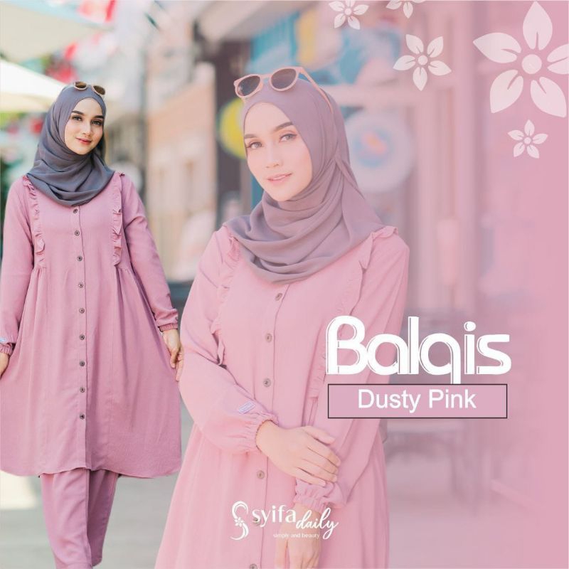 balqis one set dan Dress by syifa daily