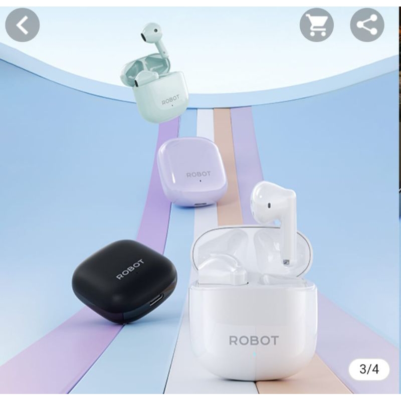 HF TWS Robot T60.kualitas terbaik batre dijamin awet