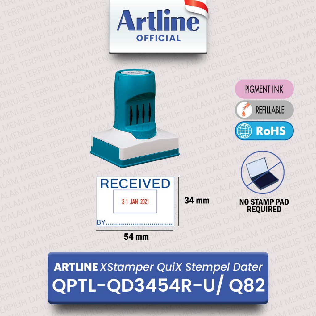 

ARTLINE XSTAMPER QUIX Stempel QPTL-QD3454R-U/ Q82 DATER