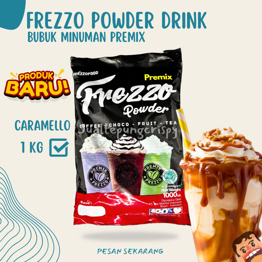 

{PRODUK BARU} Frezzo Bubuk Minuman Rasa Caramello / Caramello Powder Drink 1 Kg