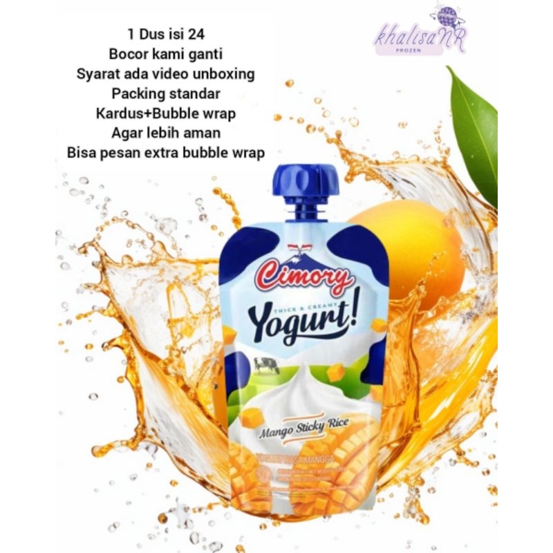 

Cimory yogurt squeeze 120 gram rasa mangga