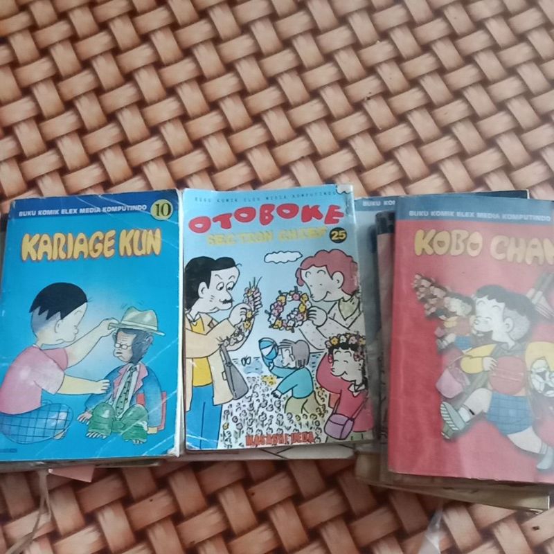 komik kariagekun, otoboke, dan kobochan