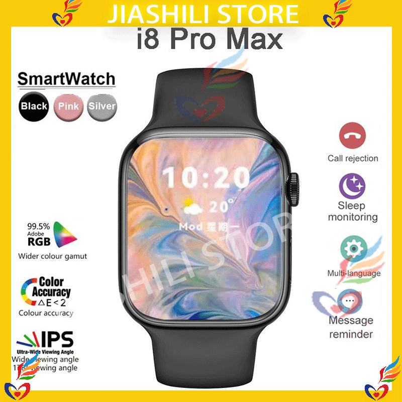 [COD] Jiashili Watch XS8 Pro ORI 1.92 Inci Layar Sentuh 45 Mm Layar Penuh Jam Tangan Pintar Tahan Ai