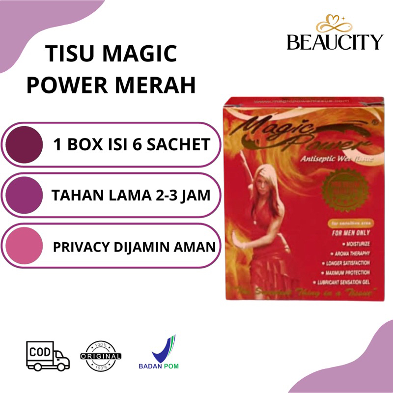 Tissue Merah /Tisue / Tisu megic power / power megic merah Original