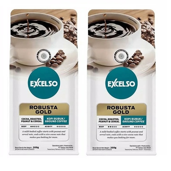 

Seller Excelso Kopi Robusta Gold 2 gr x 2 D91