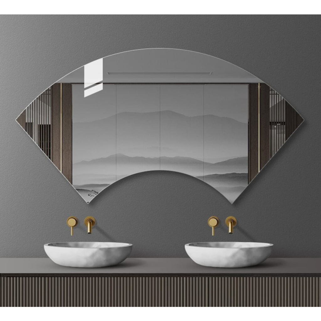 NEW PRODUK Cermin Dinding Estetik Gantung / Kaca aesthetic Mirror Wall / Perlengkapan Hiasan Kamar /