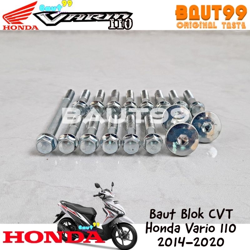 Baut Fullset blok CvT Honda Vario 110 Fi eSP 2014-2020