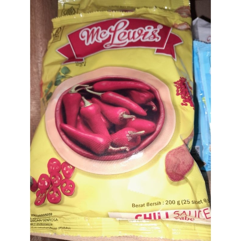 

mclewis saus cabe sachet chili sauce