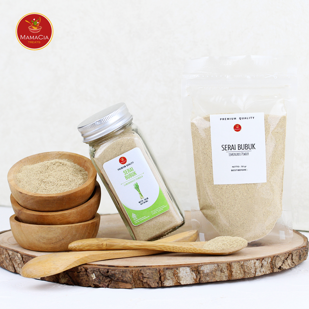 

Mamacia Treats Serai Bubuk / Sereh Bubuk Lemongrass Powder Rempah JSR Premium 50 gr