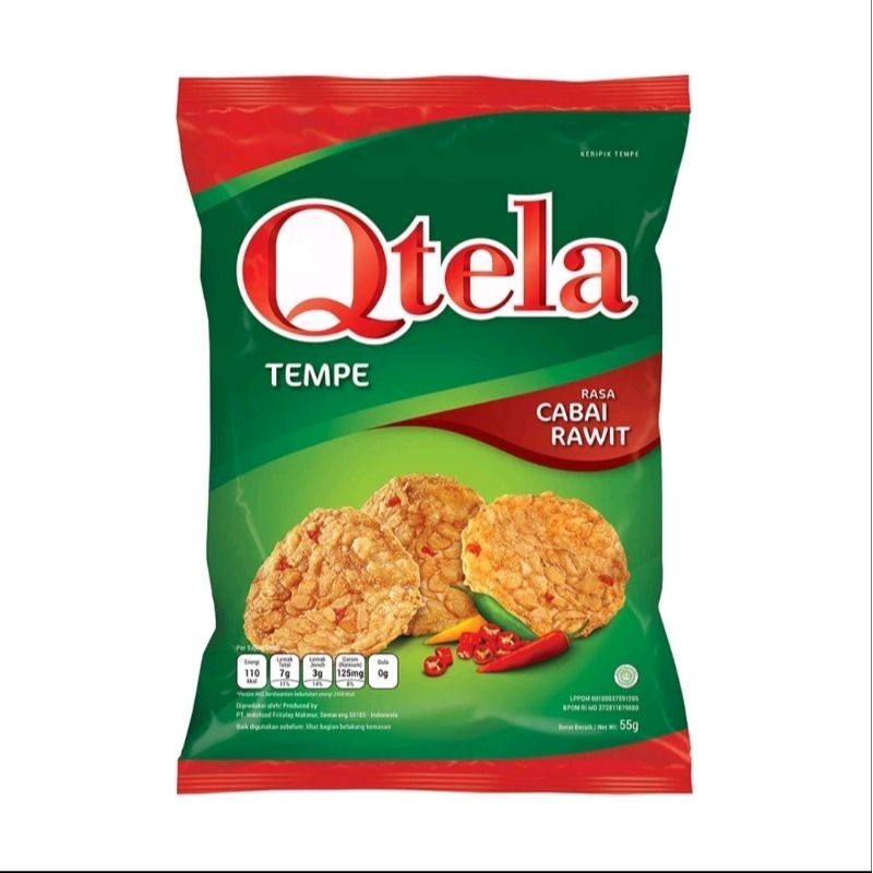 

Qtela Tempe Cabai Rawit 55gr - 2pcs